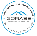 Logo de Gorase, carpintería de aluminio y PVC